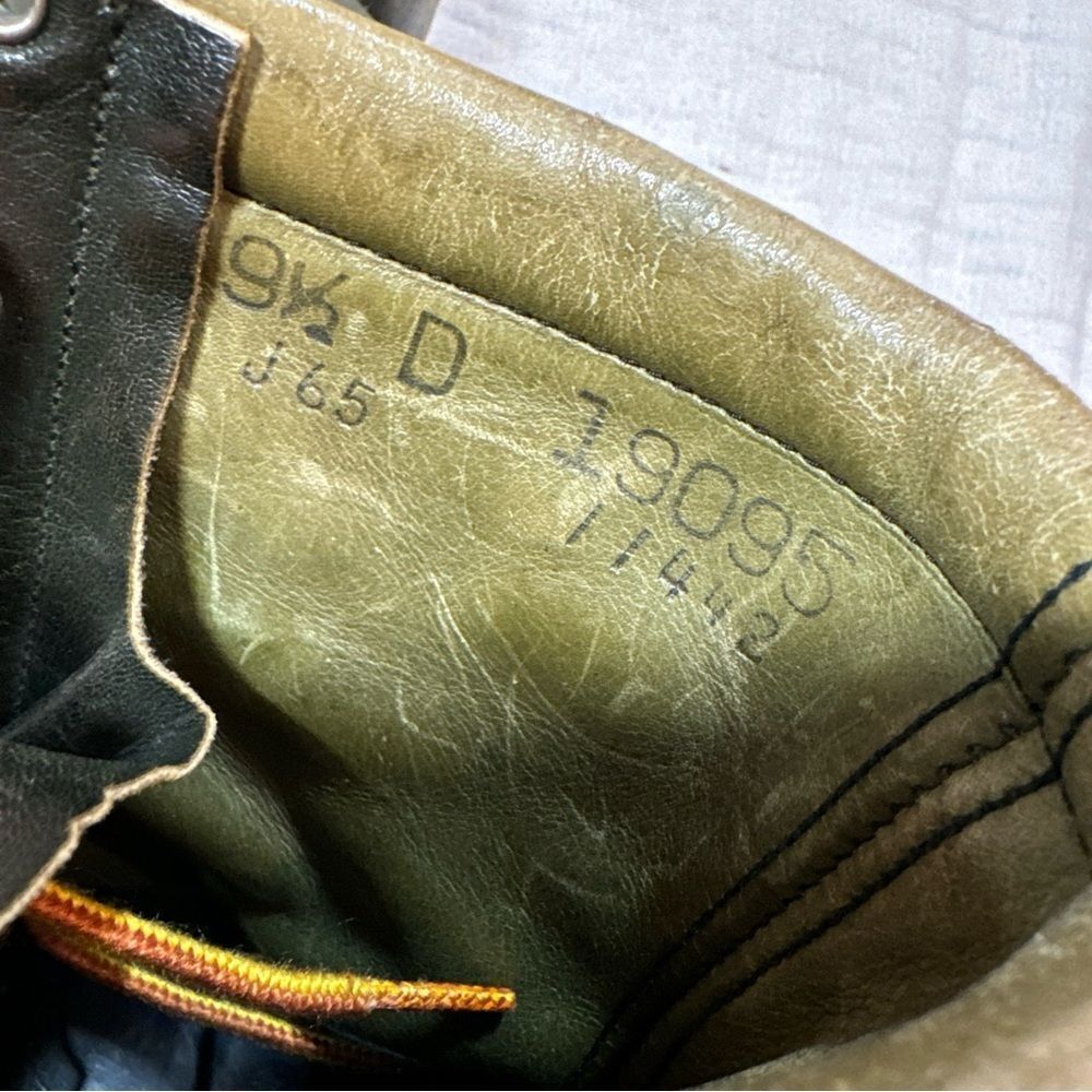 TED WILLIAMS vintage KANGAROO LEATHER boots Sport Size 9.5D RARE - Picture 5 of 9